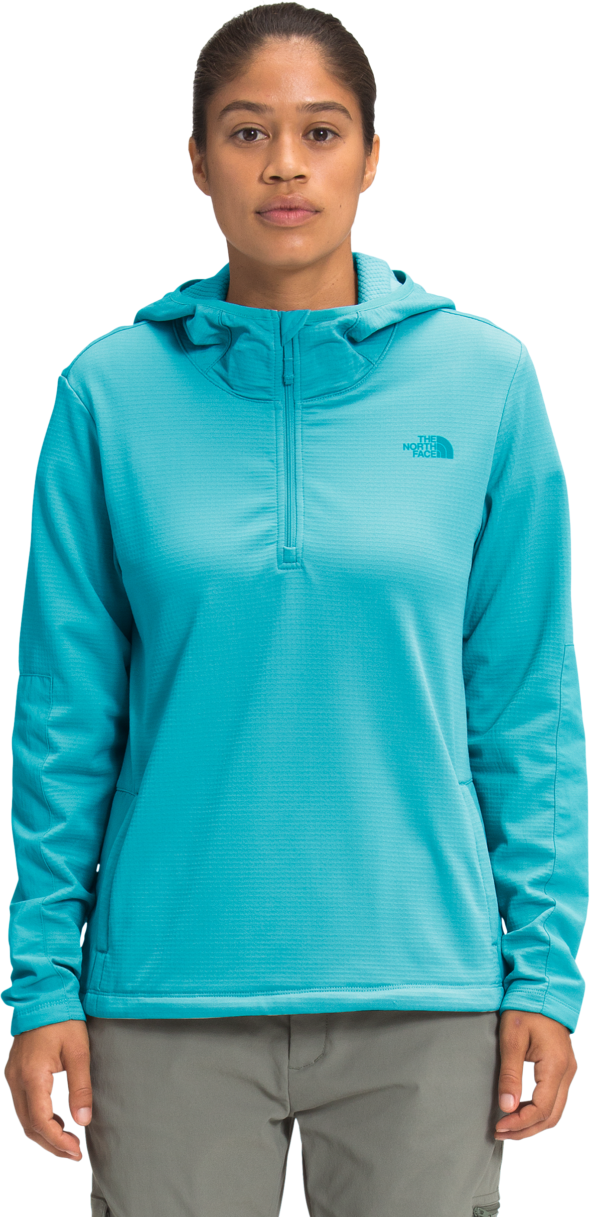 The North Face Wayroute Pullover Long-Sleeve Quarter-Zip Hoodie for ...